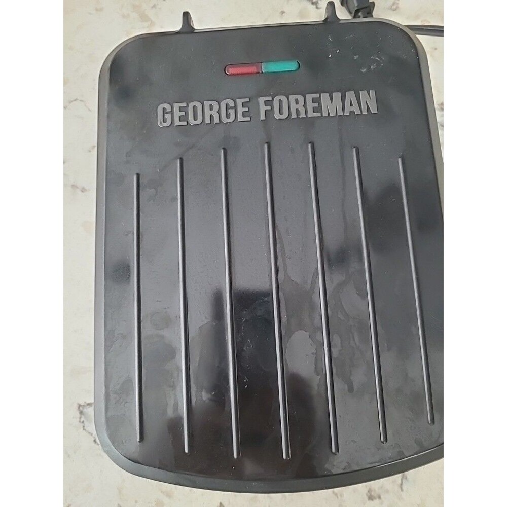 George Foreman GR012F-1TG: 2 Serving Contact Grill - Bronze & Black